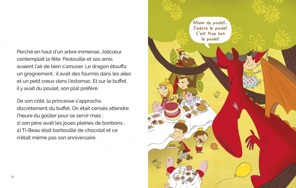 Jolicoeur Le Dragon Joyeux Anniversaire Pestouille French Books For Children